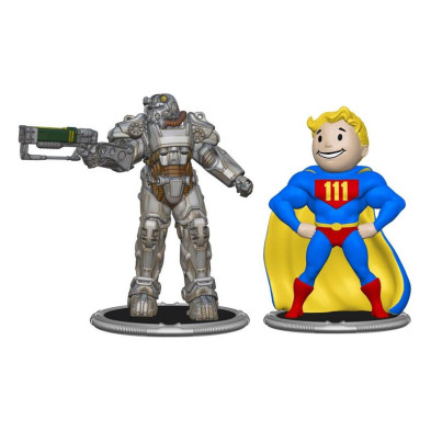 Set 2 figuras T-60 & Vaoult Boy Power Fallout 7cm